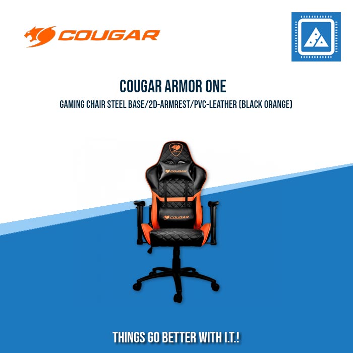 COUGAR ARMOR ONE EVA GAMING CHAIR STEEL BASE/2D-ARMREST/PVC-LEATHER COUGAR ARMOR ONE EVA GAMING CHAIR STEEL BASE/2D-ARMREST/PVC-LEATHER